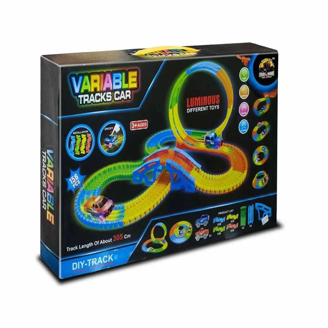 Pista De Autos Luminosos 158 Piezas