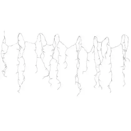 Luces de navidad x 100 LED minirice blancas