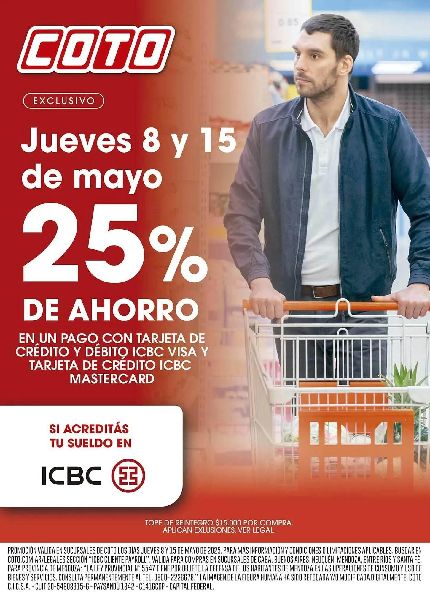 Ofertas de Catálogo Coto 15 de mayo al 15 de mayo 2025 - Página 1 del catálogo