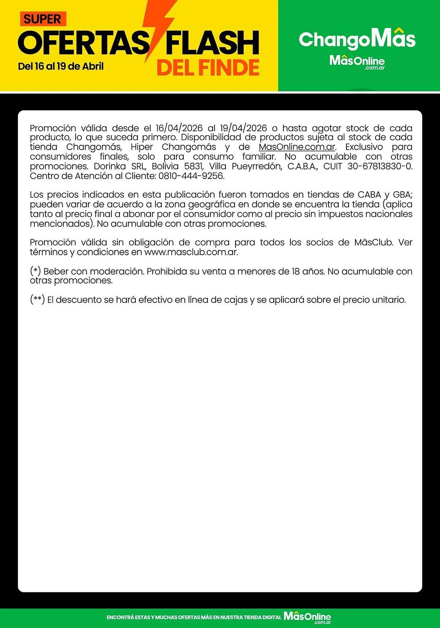 Ofertas de Catálogo Changomas 17 de abril al 19 de abril 2026 - Página 5 del catálogo