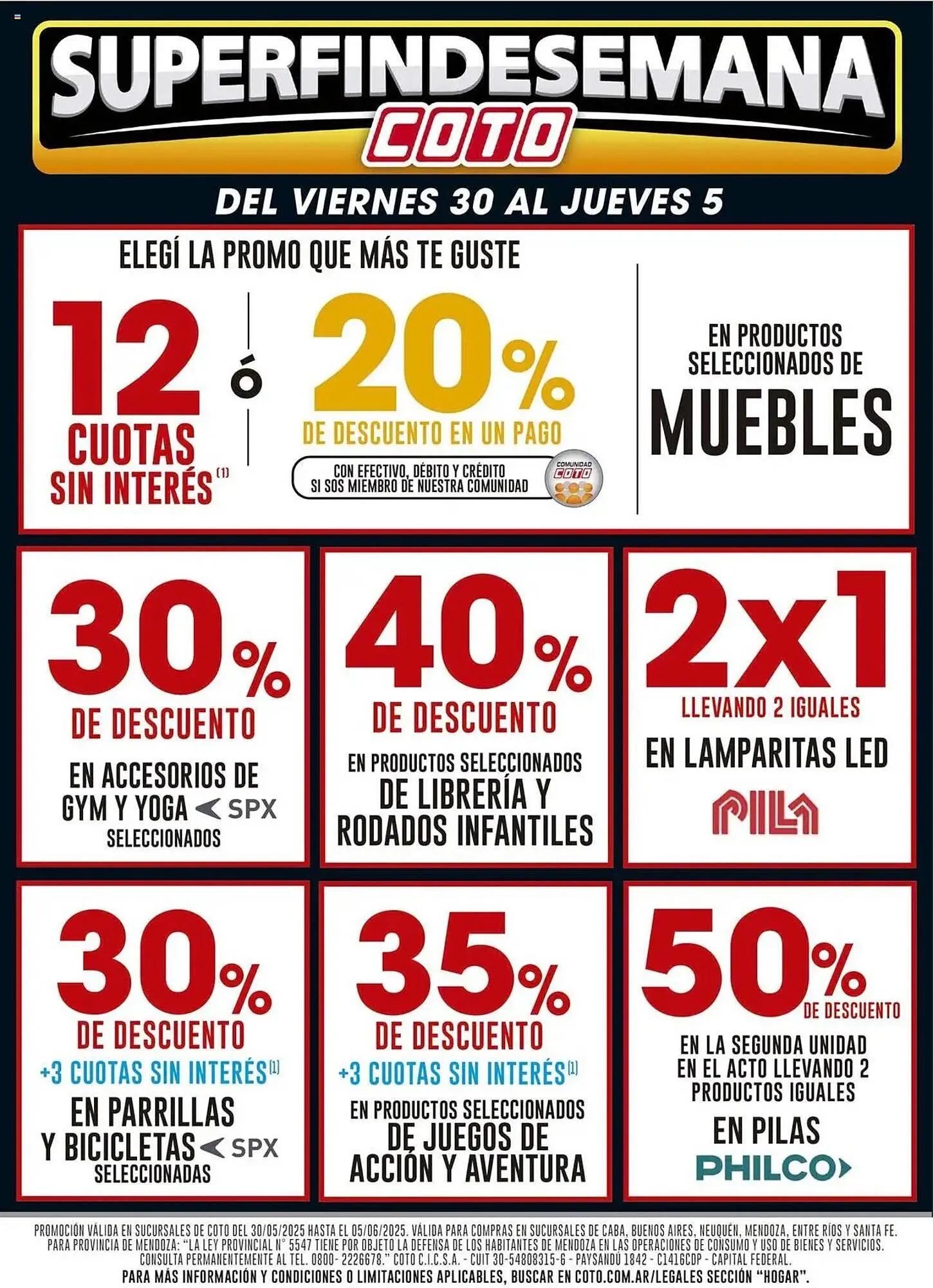 Ofertas de Catálogo Coto 30 de mayo al 6 de junio 2025 - Página 1 del catálogo