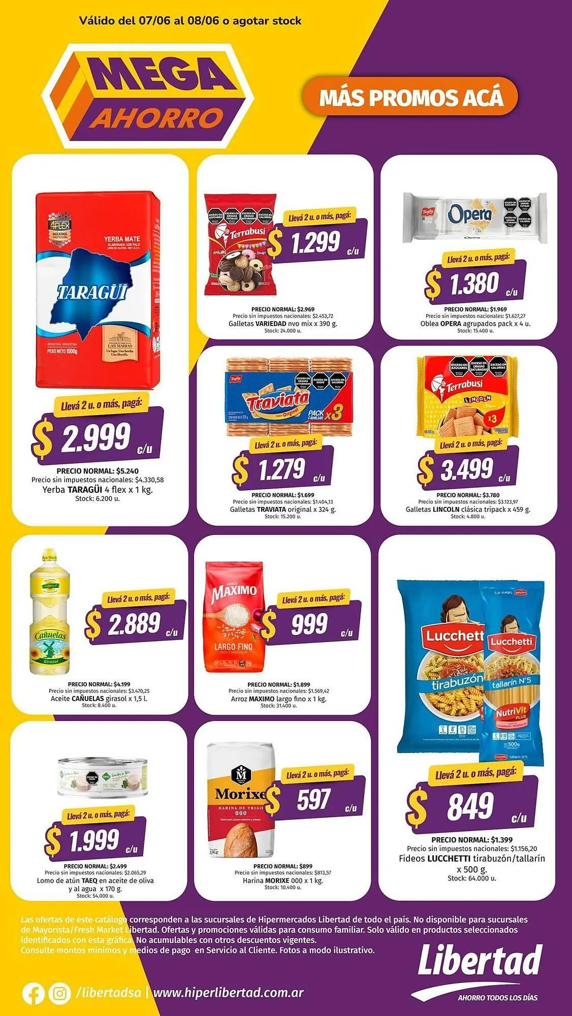 Ofertas de Catálogo Hipermercado Libertad 6 de julio al 8 de julio 2025 - Página 1 del catálogo