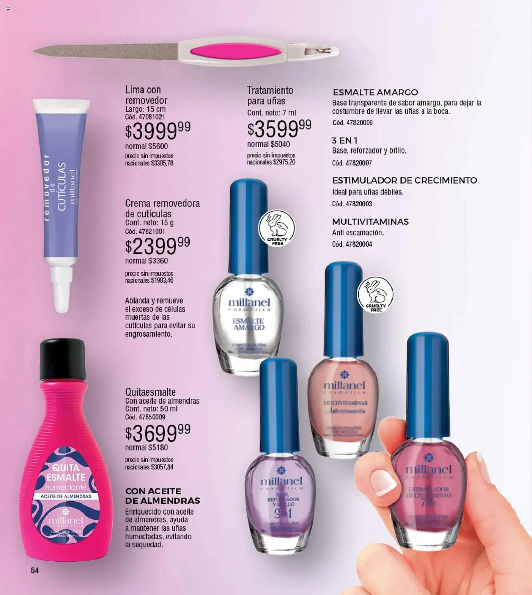 Ofertas de Catálogo Millanel Cosmética 27 de abril al 25 de mayo 2026 - Página 54 del catálogo