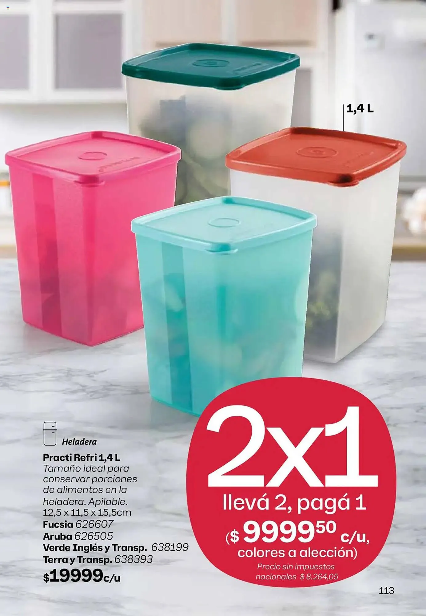 Ofertas de Catálogo Tupperware 11 de agosto al 25 de agosto 2025 - Página 114 del catálogo