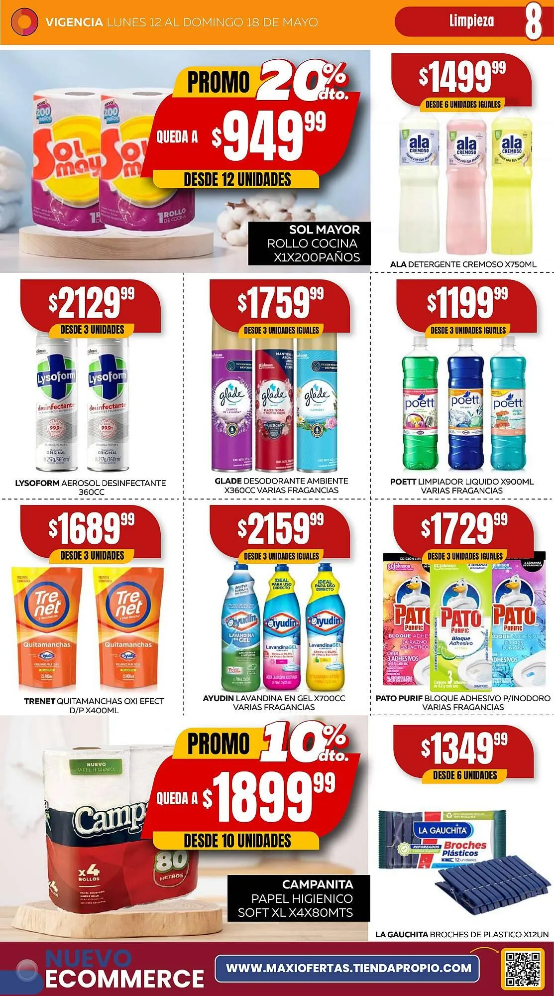 Ofertas de Catálogo Maxi Ofertas 12 de mayo al 18 de mayo 2025 - Página 8 del catálogo