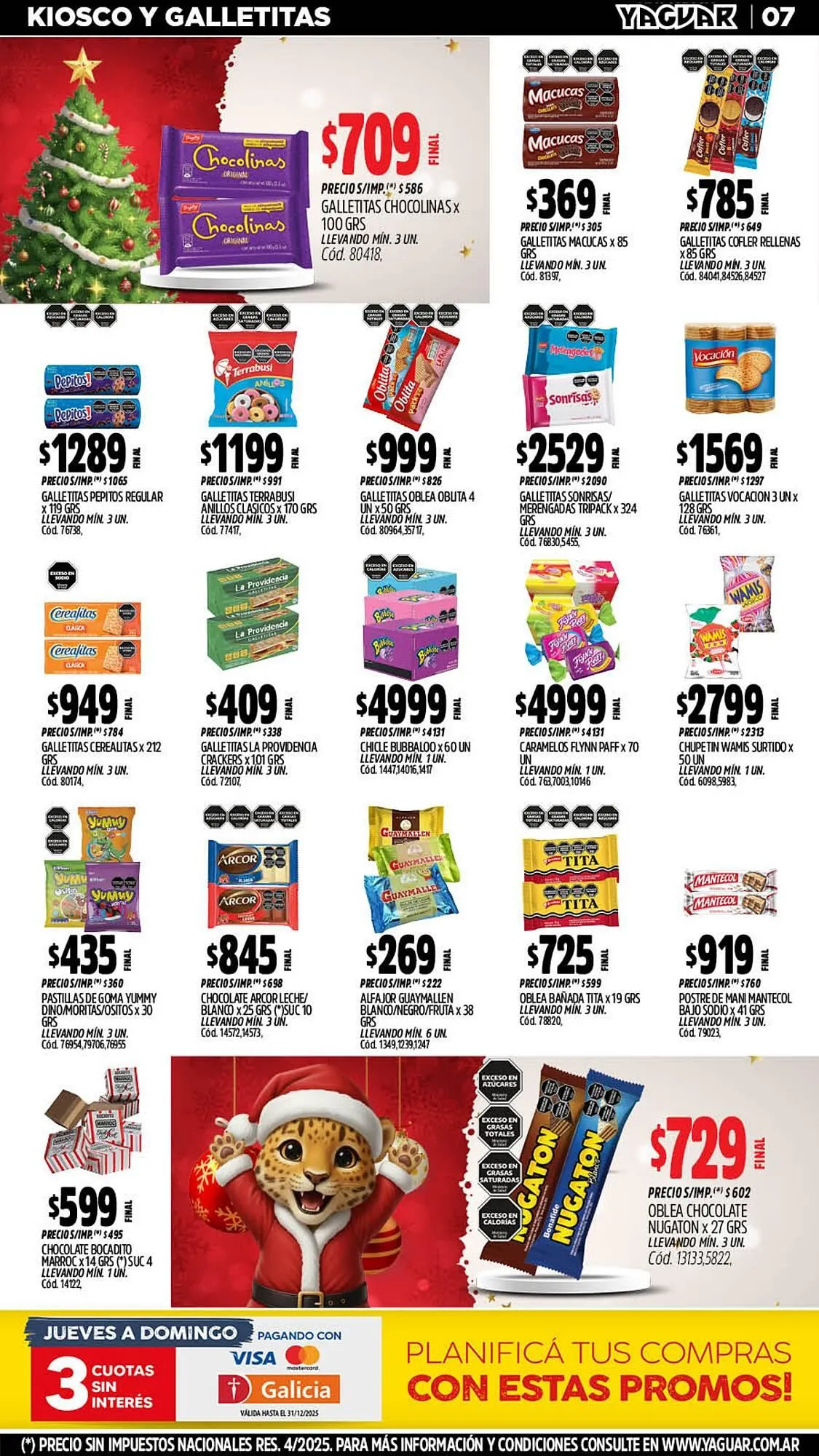 Ofertas de Catálogo Supermercados Yaguar 31 de diciembre al 4 de enero 2026 - Página 8 del catálogo