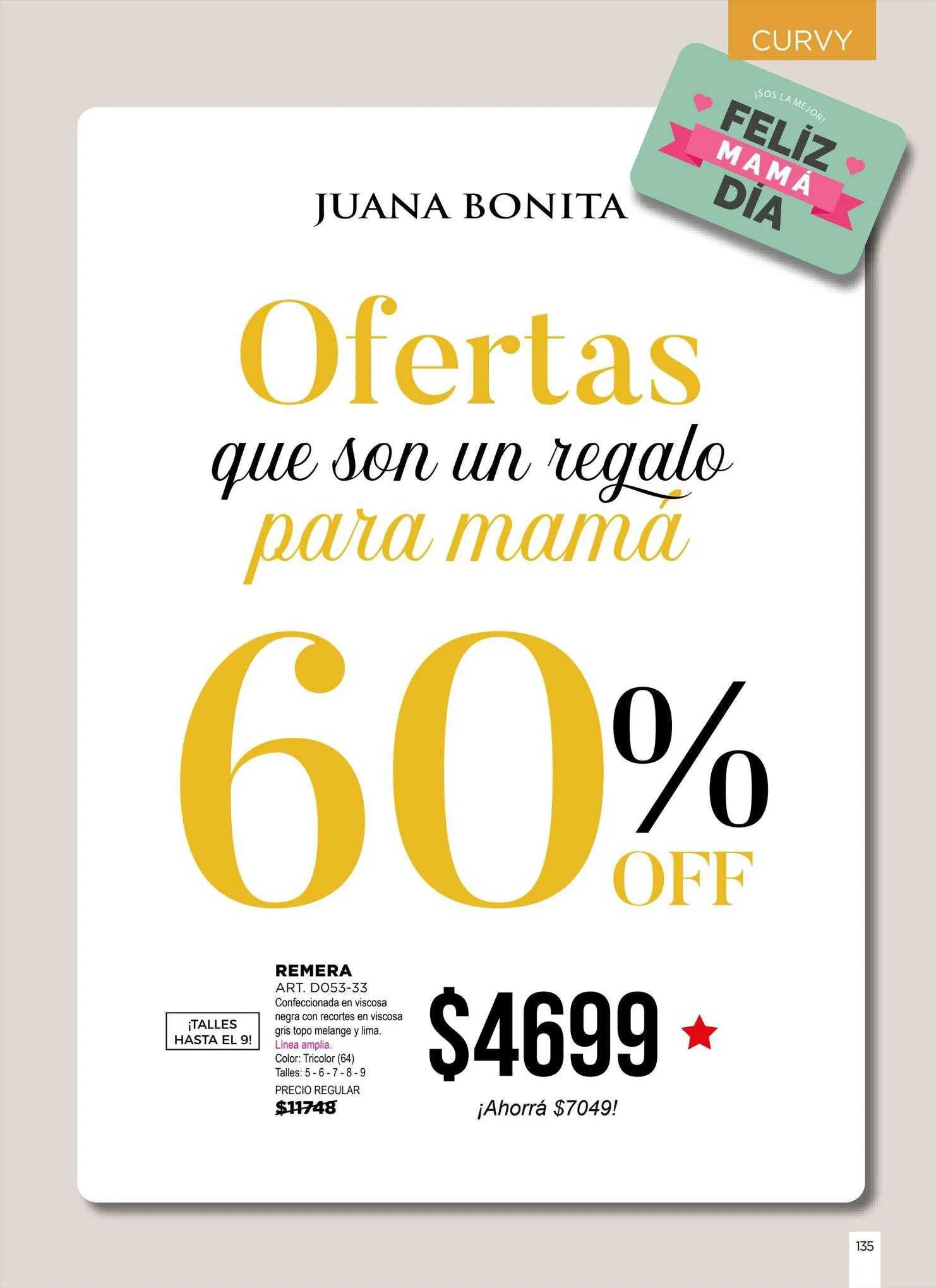 Ofertas de Catálogo Juana Bonita 30 de agosto al 10 de septiembre 2023 - Página 135 del catálogo