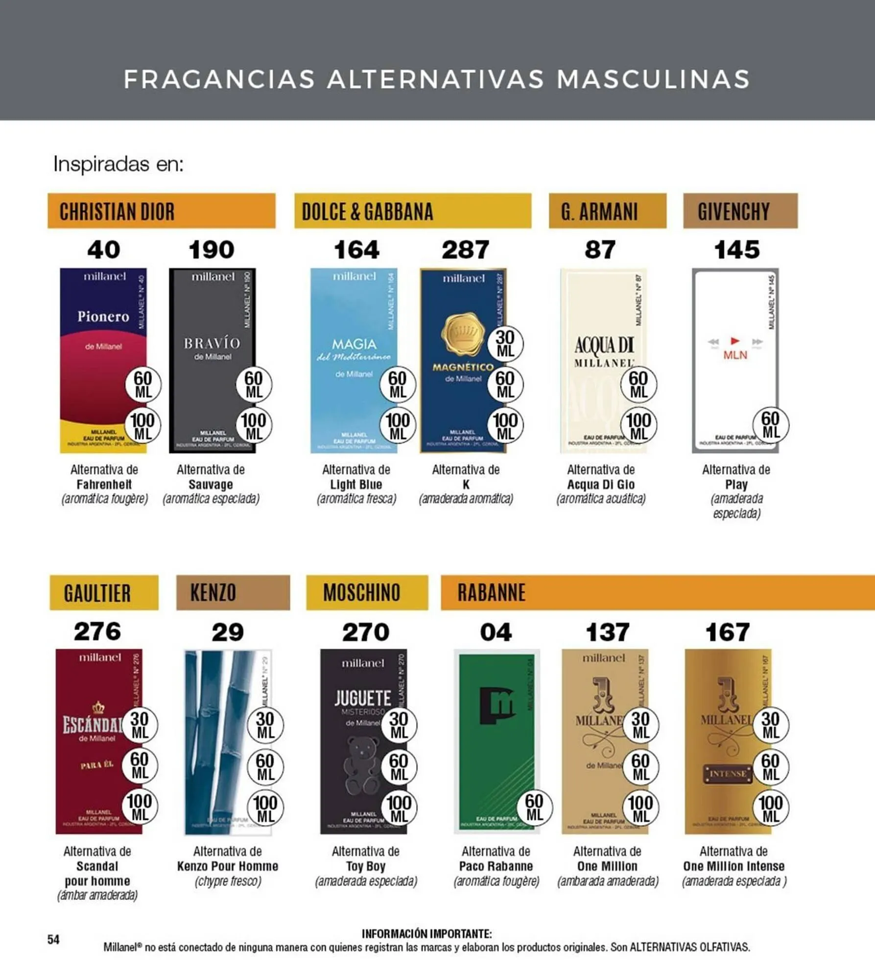 Ofertas de Catálogo Millanel Cosmética 3 de marzo al 30 de marzo 2025 - Página 54 del catálogo