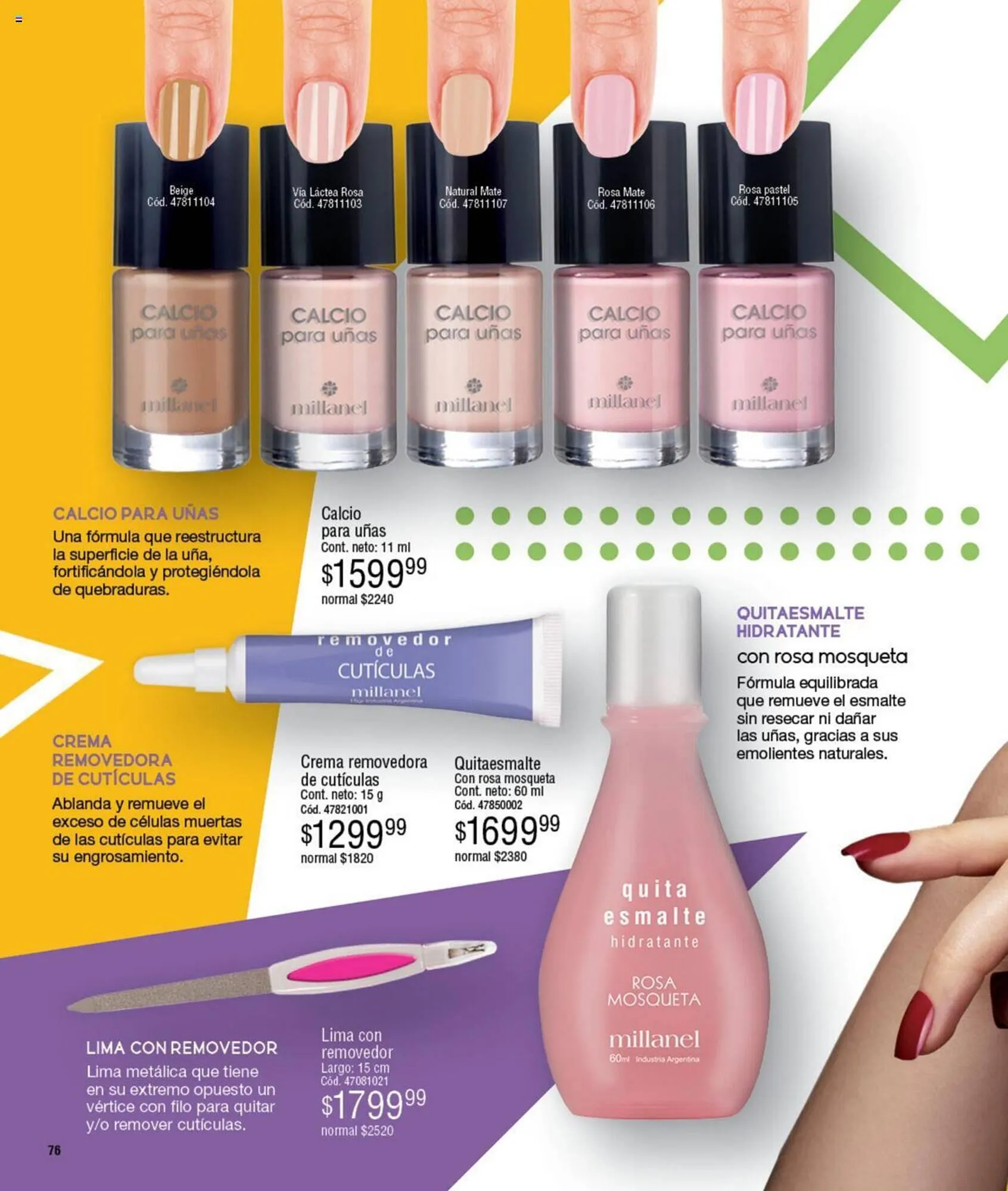 Ofertas de Catálogo Millanel Cosmética 13 de noviembre al 10 de diciembre 2023 - Página 76 del catálogo