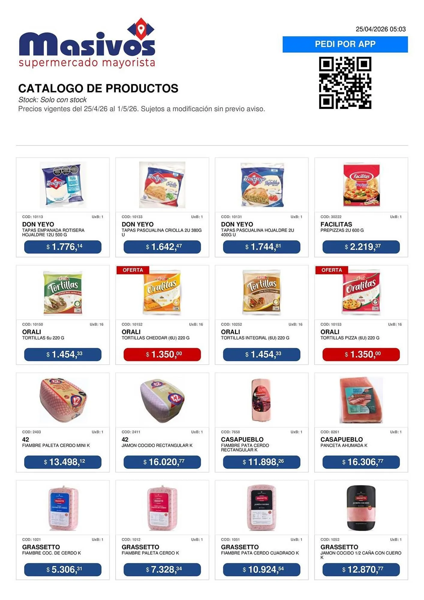 Ofertas de Catálogo Masivos 25 de abril al 1 de mayo 2026 - Página 141 del catálogo