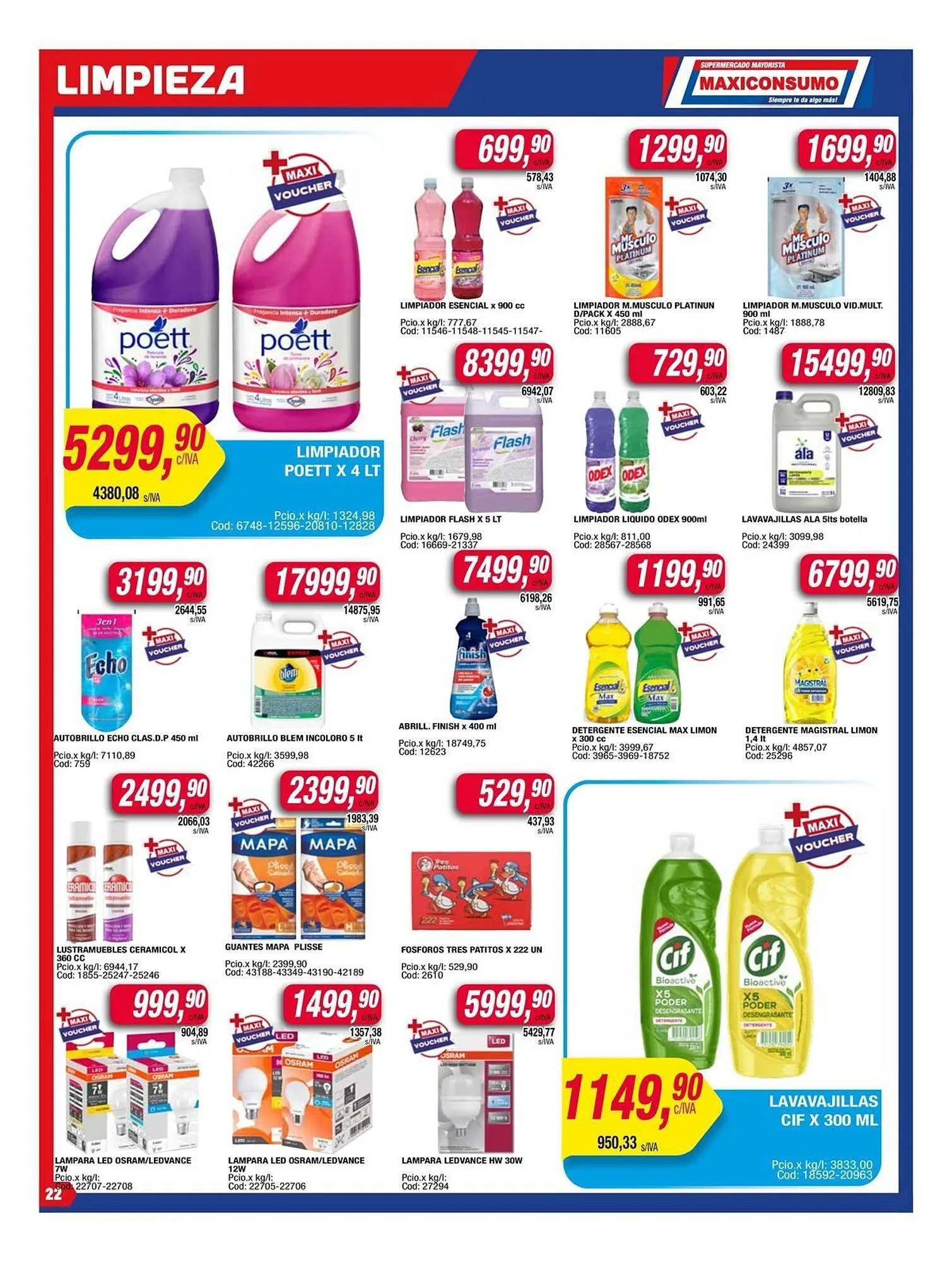 Ofertas de Catálogo Maxiconsumo 18 de agosto al 24 de agosto 2025 - Página 22 del catálogo