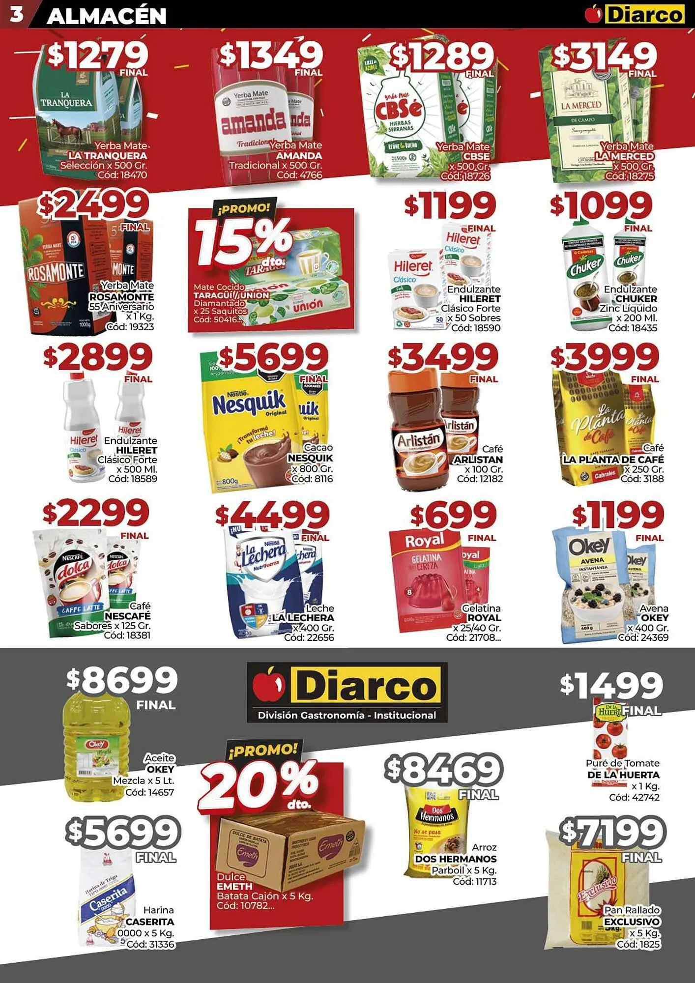 Ofertas de Catálogo Diarco 31 de marzo al 4 de abril 2025 - Página 3 del catálogo