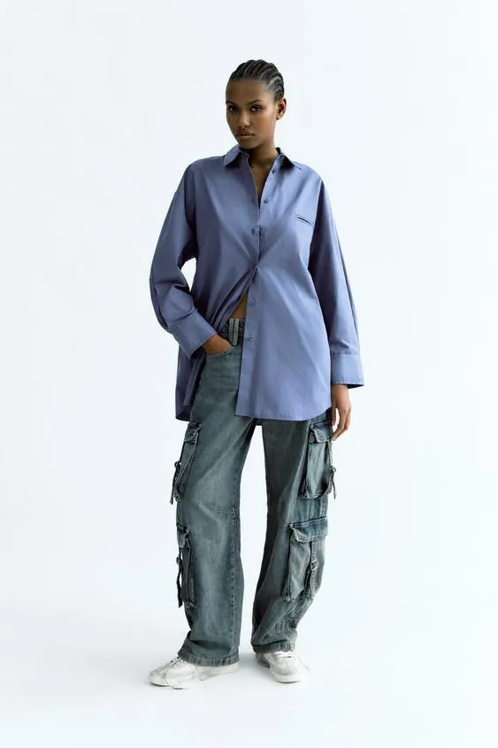 CAMISA GABARDINA OVERSIZE