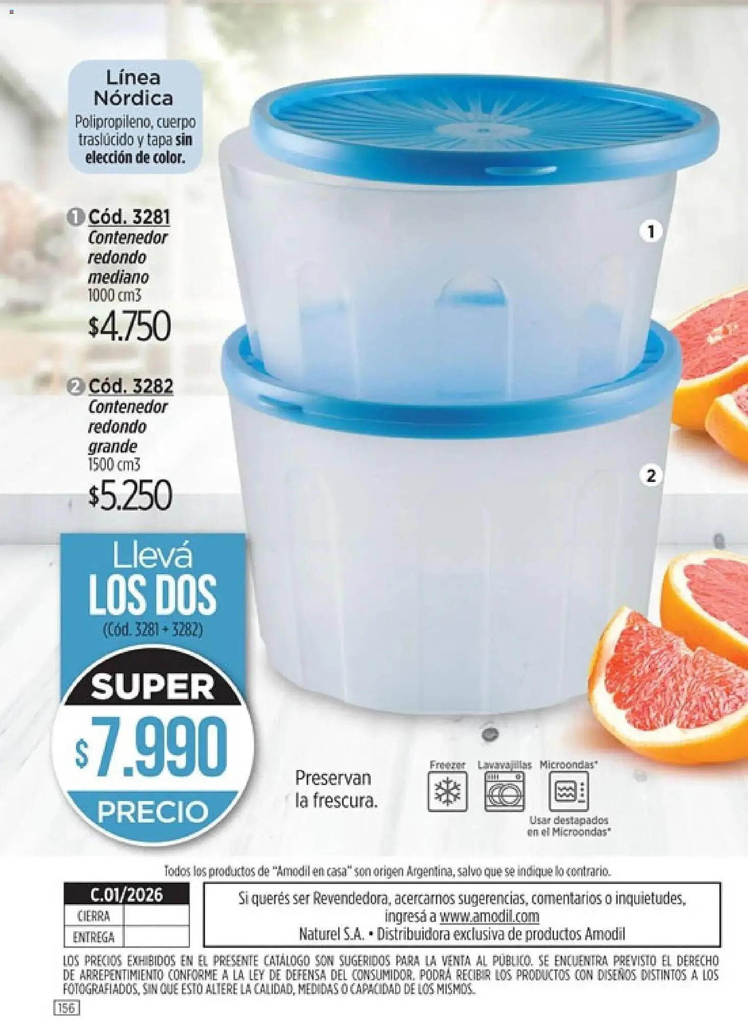 Ofertas de Catálogo Amodil 1 de enero al 1 de febrero 2026 - Página 156 del catálogo