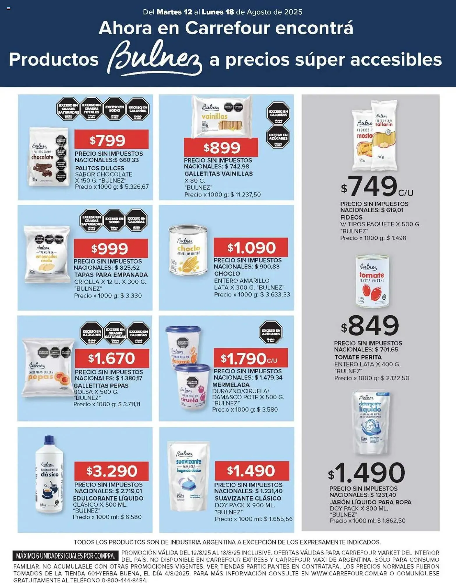 Ofertas de Catálogo Carrefour Market 12 de agosto al 19 de agosto 2025 - Página 13 del catálogo