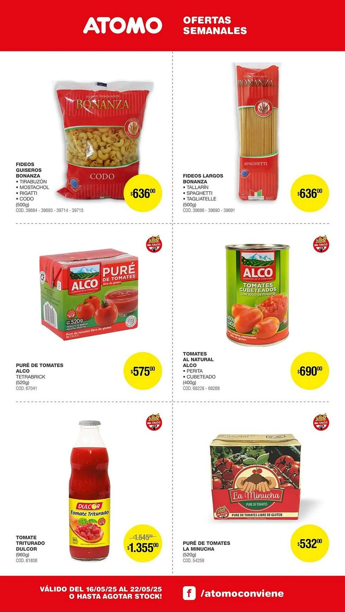 Ofertas de Catálogo Atomo Conviene 16 de mayo al 22 de mayo 2025 - Página 13 del catálogo