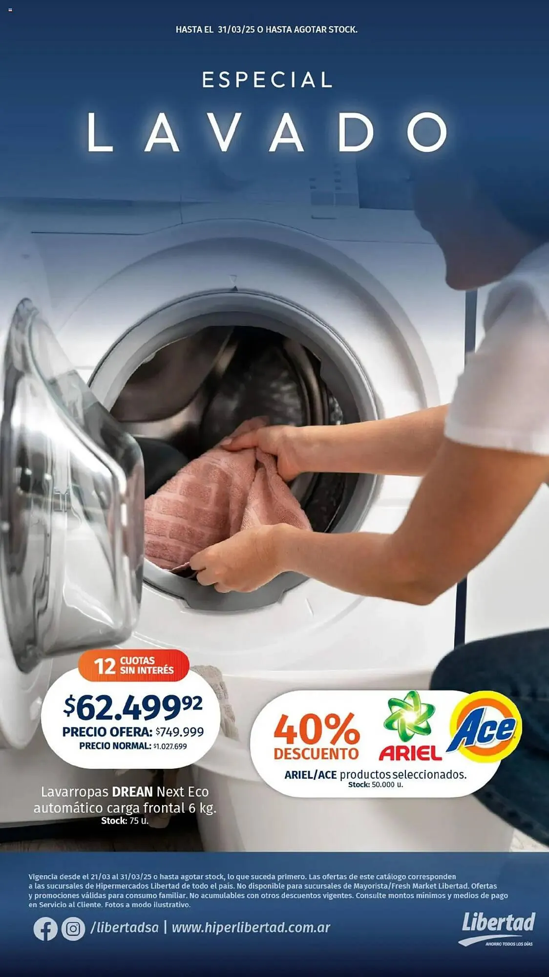 Ofertas de Catálogo Hipermercado Libertad 21 de marzo al 31 de marzo 2025 - Página 1 del catálogo