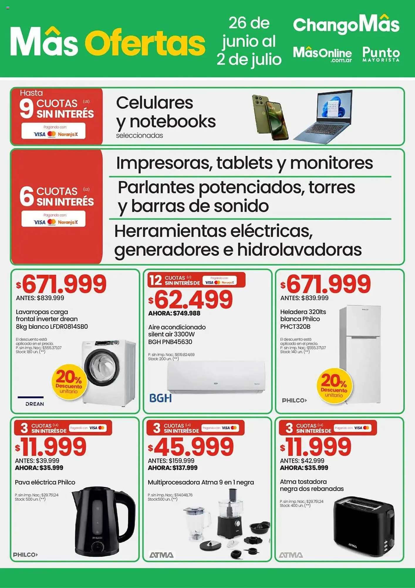 Ofertas de Catálogo Changomas 26 de junio al 3 de julio 2025 - Página 8 del catálogo