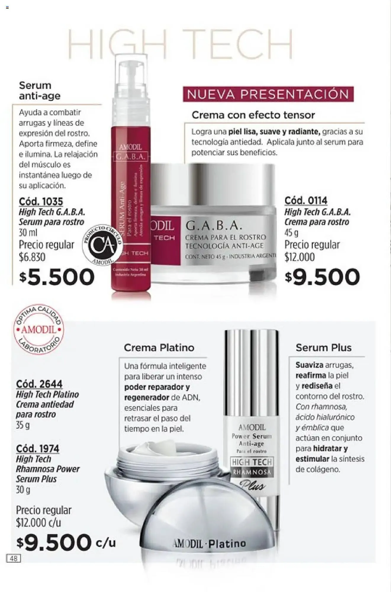 Ofertas de Catálogo Amodil 24 de marzo al 6 de abril 2025 - Página 48 del catálogo