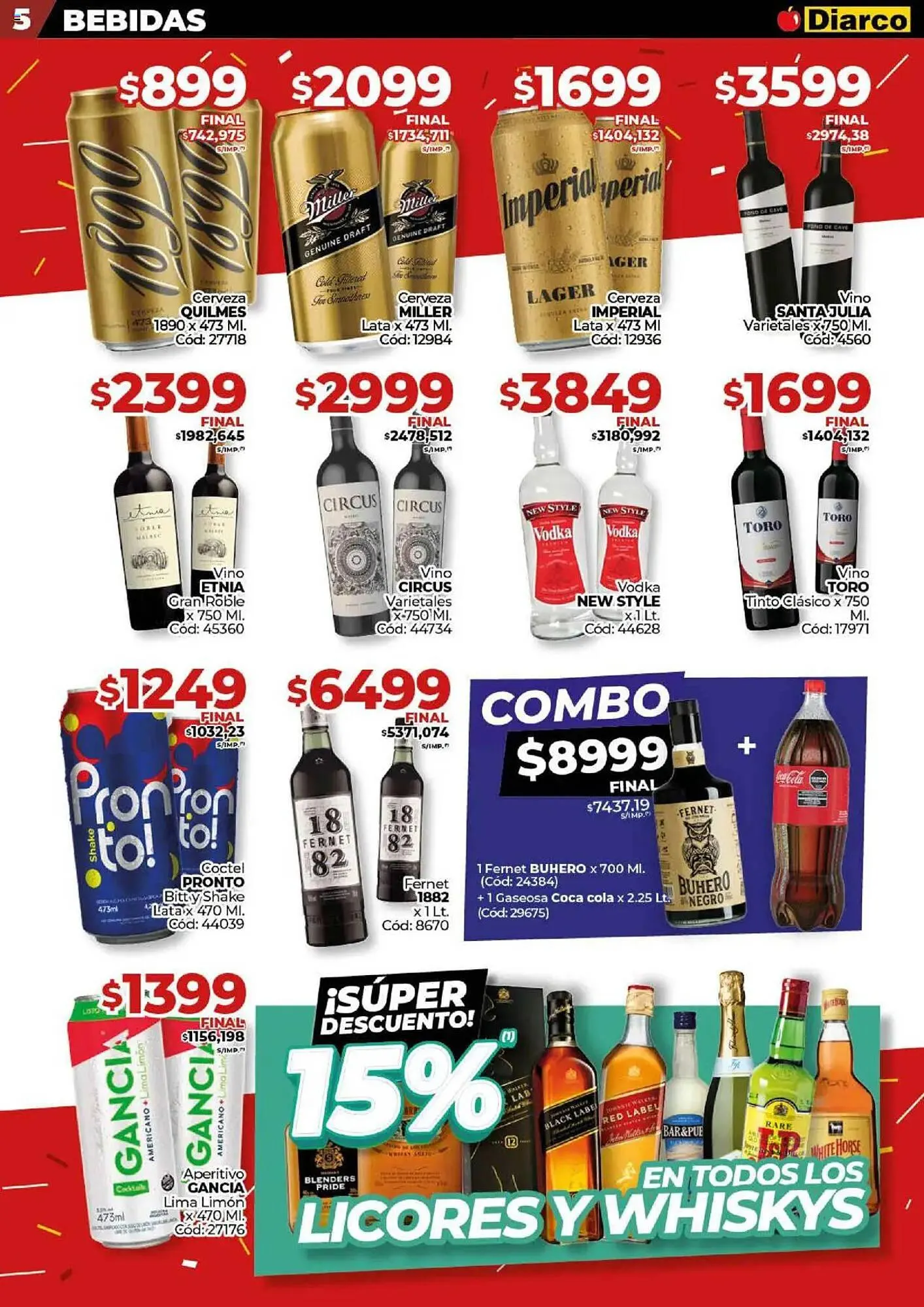 Ofertas de Catálogo Diarco 26 de mayo al 31 de mayo 2025 - Página 5 del catálogo