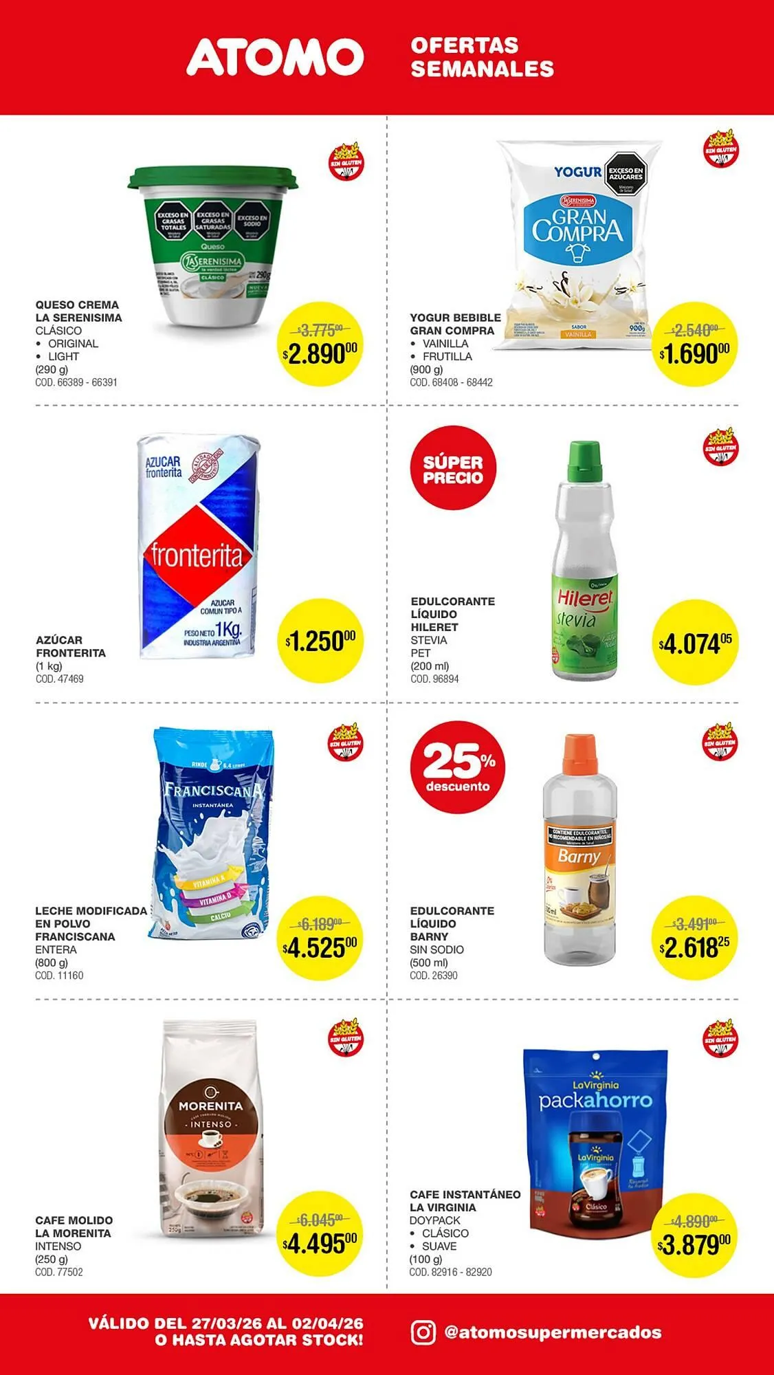 Ofertas de Catálogo Atomo Conviene 27 de marzo al 2 de abril 2026 - Página 8 del catálogo