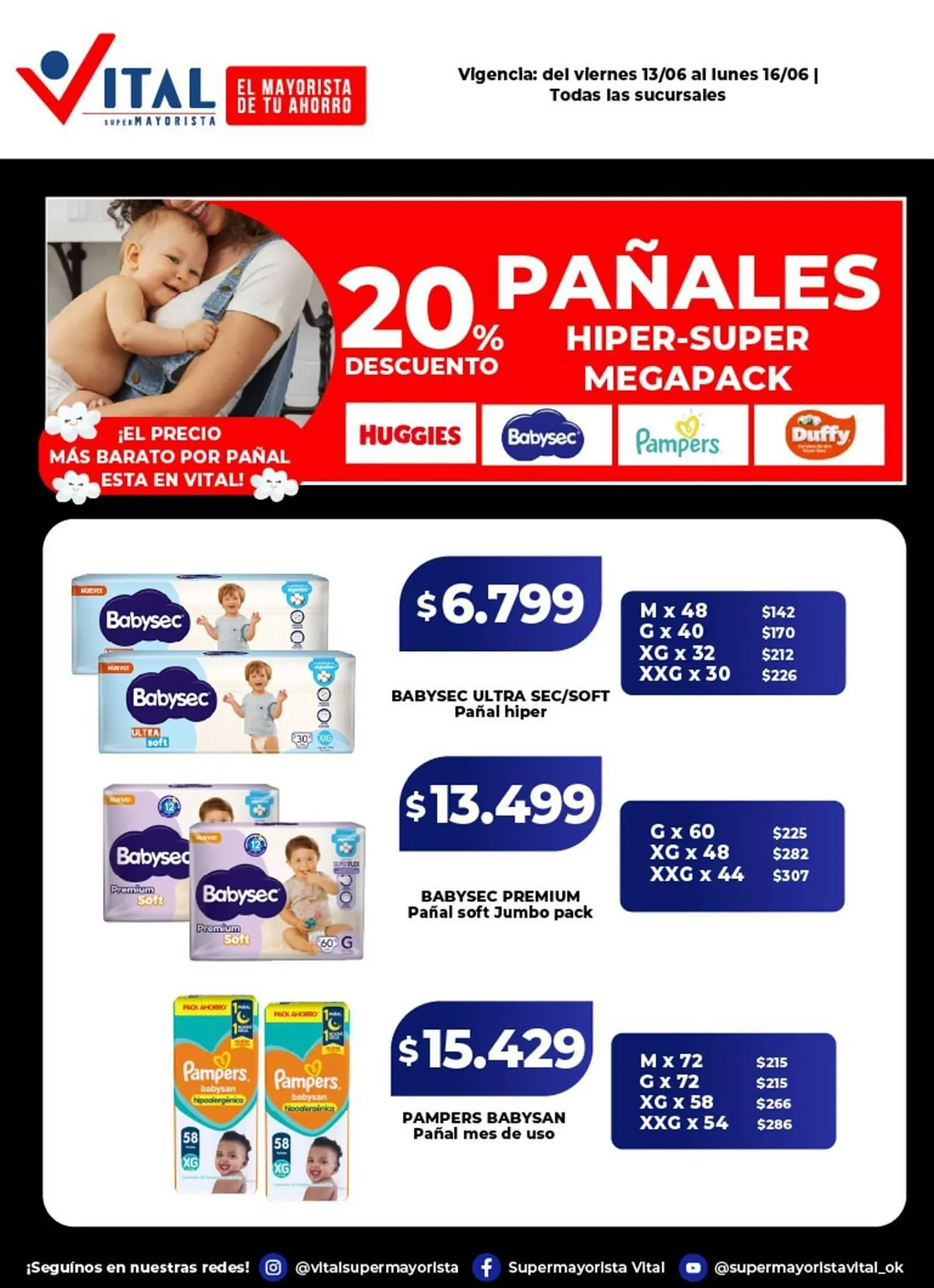Ofertas de Catálogo Supermayorista Vital 13 de junio al 16 de junio 2025 - Página 7 del catálogo