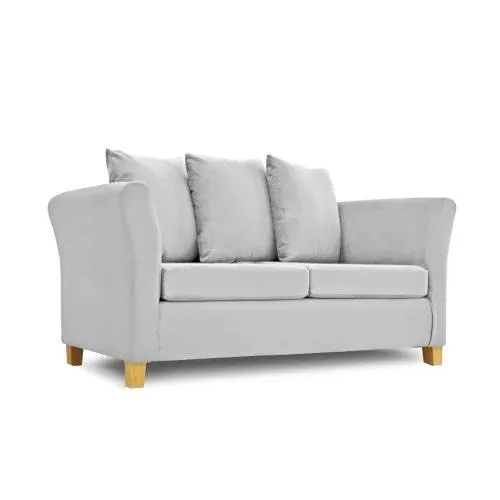 Sillón Trentino 2 cuerpos Pana antimanchas gris claro Full Confort