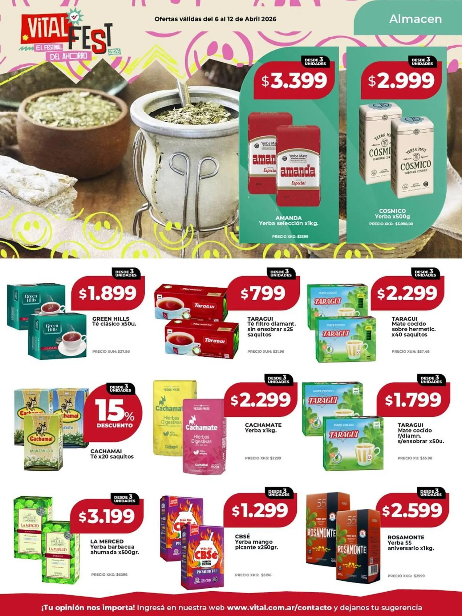 Ofertas de Catálogo Supermayorista Vital 6 de abril al 12 de abril 2026 - Página 14 del catálogo