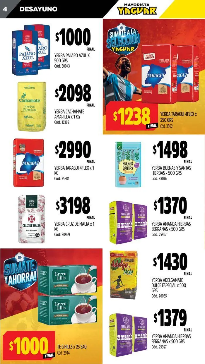 Ofertas de Ofertas Supermercados Yaguar Mar del Plata 8 de julio al 13 de julio 2024 - Página 4 del catálogo