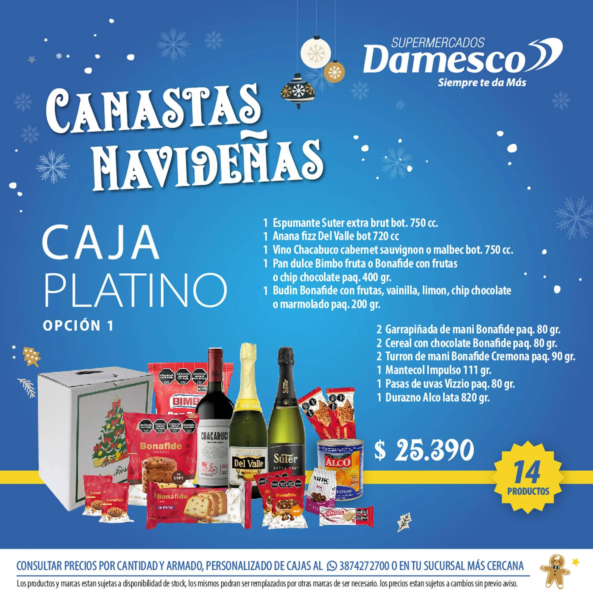 Ofertas de Catálogo Supermercados Damesco 19 de noviembre al 25 de diciembre 2024 - Página 1 del catálogo