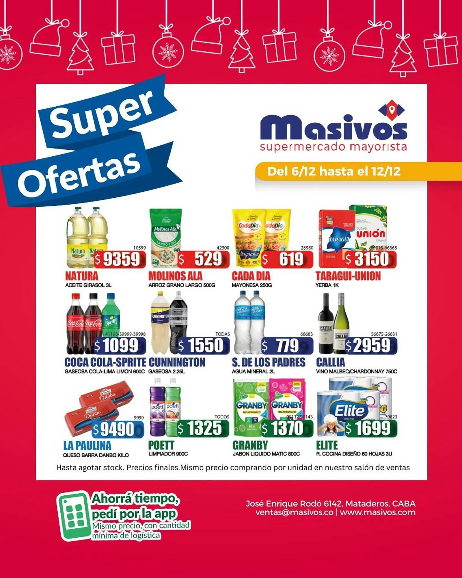 Ofertas de Catálogo Masivos 6 de diciembre al 12 de diciembre 2025 - Página 1 del catálogo