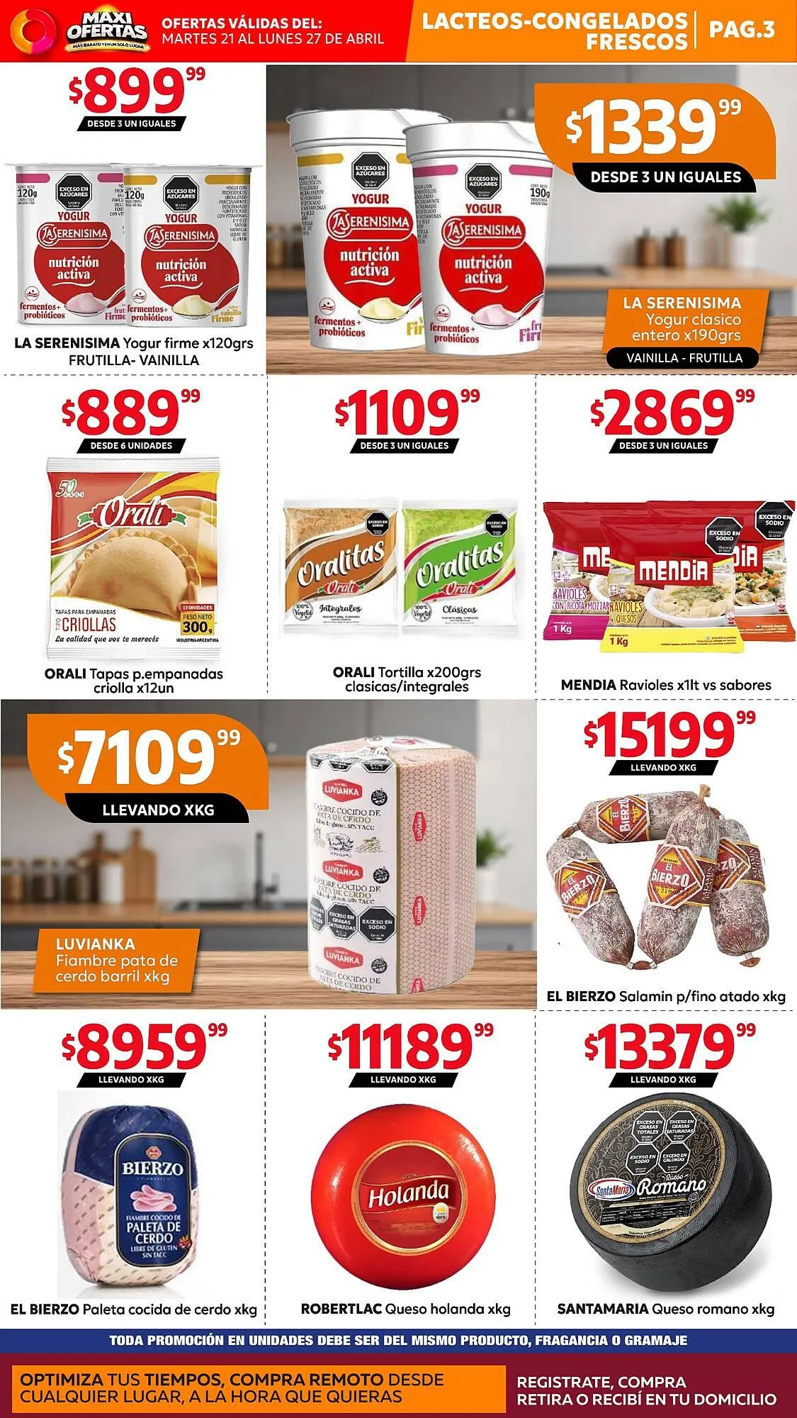 Ofertas de Catálogo Maxi Ofertas 24 de abril al 27 de abril 2026 - Página 3 del catálogo