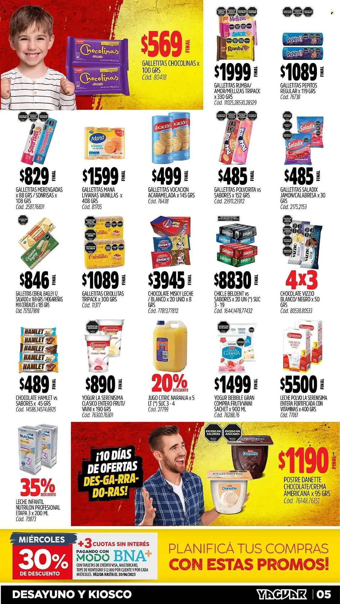 Ofertas de Catálogo Supermercados Yaguar 5 de mayo al 11 de mayo 2025 - Página 5 del catálogo