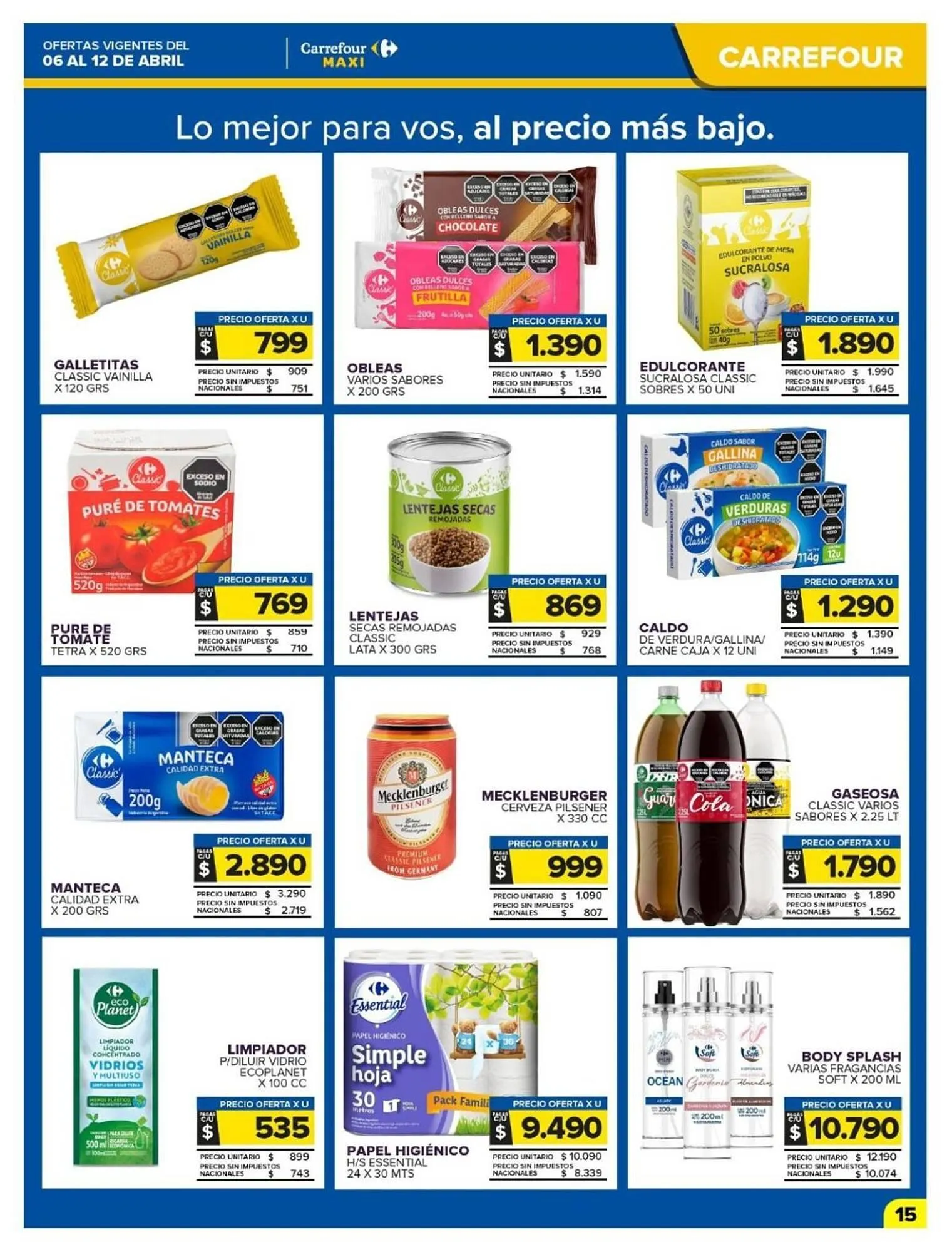 Ofertas de Folleto Carrefour Maxi 6 de abril al 12 de abril 2026 - Página 15 del catálogo