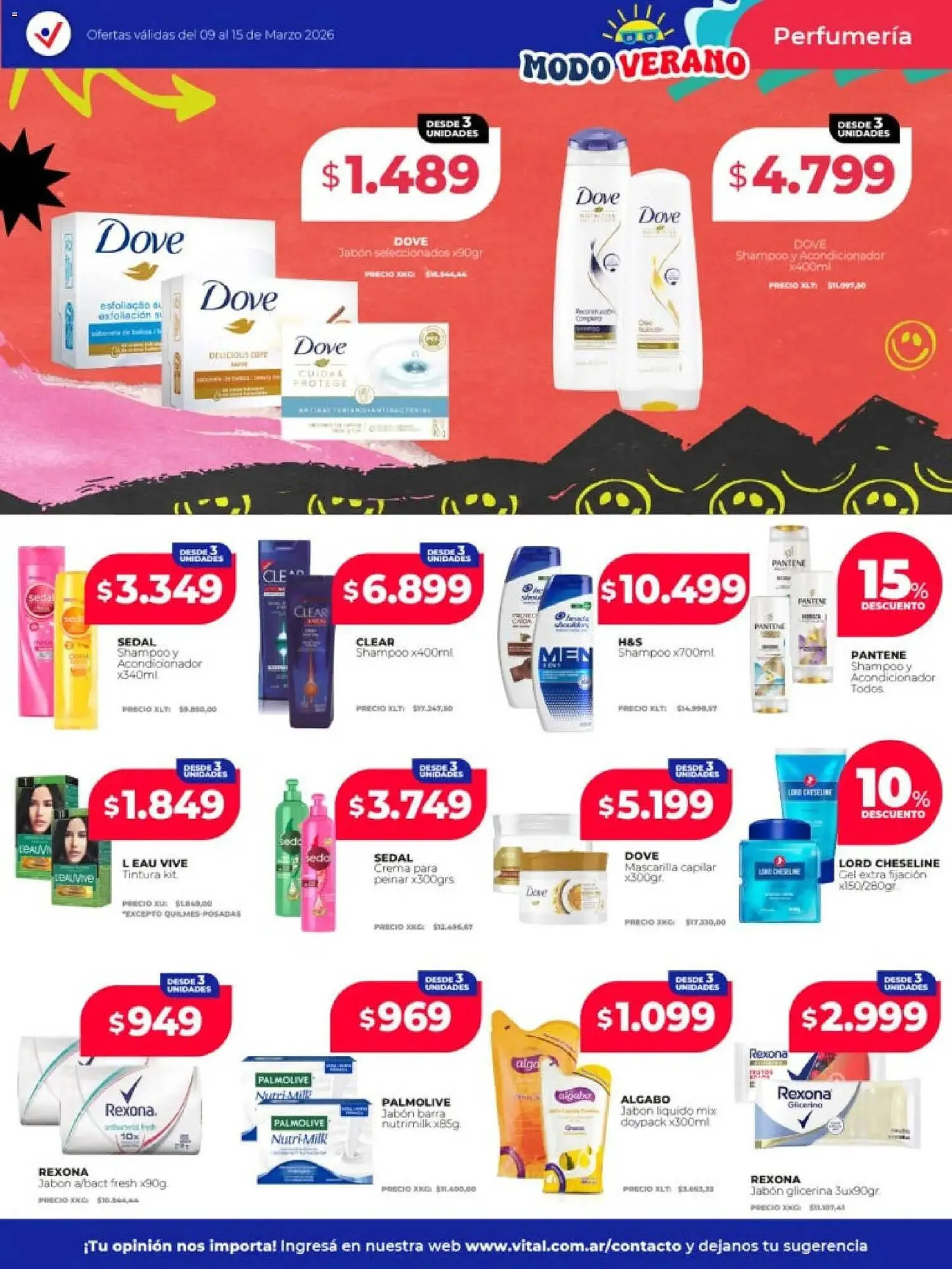 Ofertas de Catálogo Supermayorista Vital 9 de marzo al 15 de marzo 2026 - Página 2 del catálogo