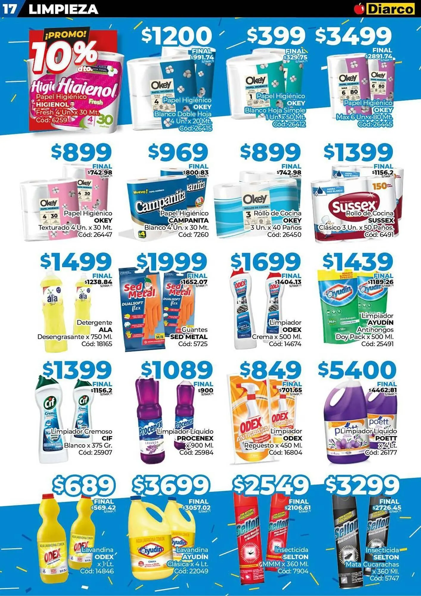 Ofertas de Catálogo Diarco 4 de agosto al 8 de agosto 2025 - Página 17 del catálogo