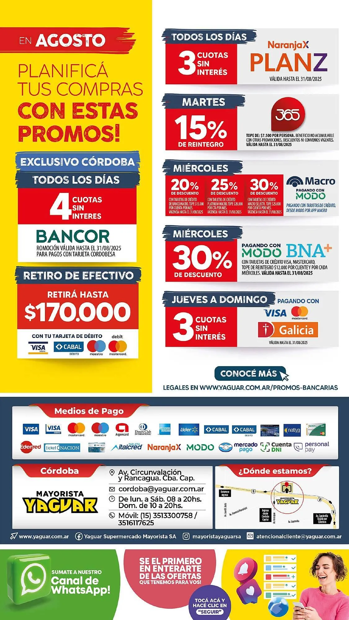 Ofertas de Catálogo Supermercados Yaguar 18 de agosto al 24 de agosto 2025 - Página 30 del catálogo
