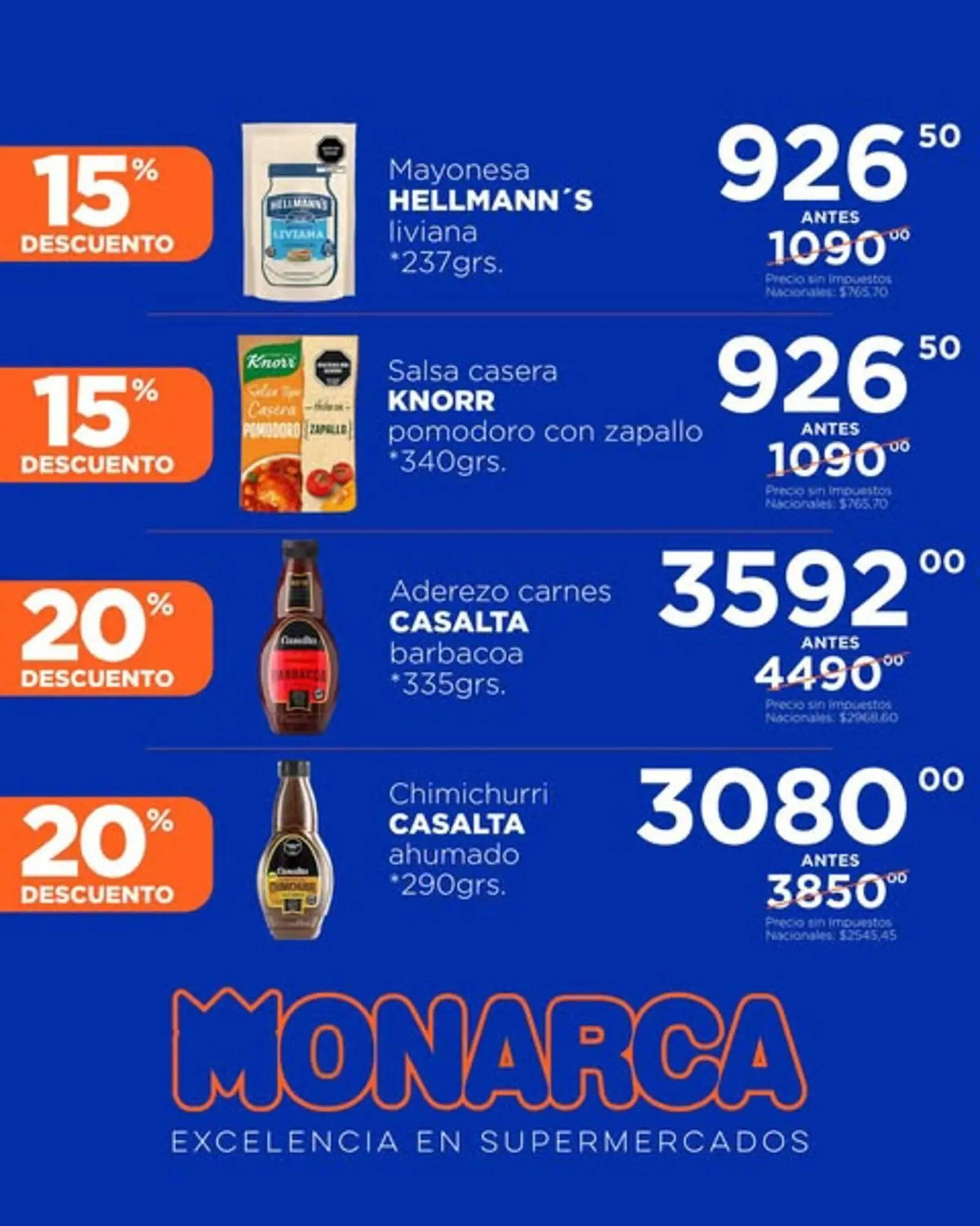 Ofertas de Catálogo Supermercados Monarca 5 de junio al 30 de junio 2025 - Página 2 del catálogo