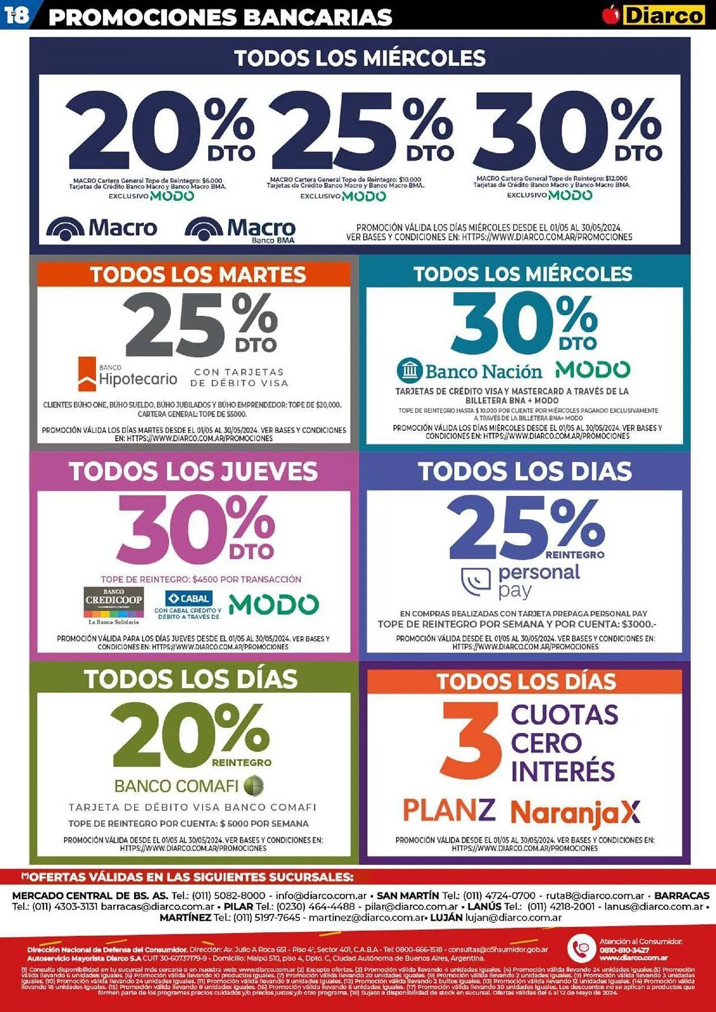 Ofertas de Catálogo Diarco 6 de mayo al 12 de mayo 2024 - Página 18 del catálogo