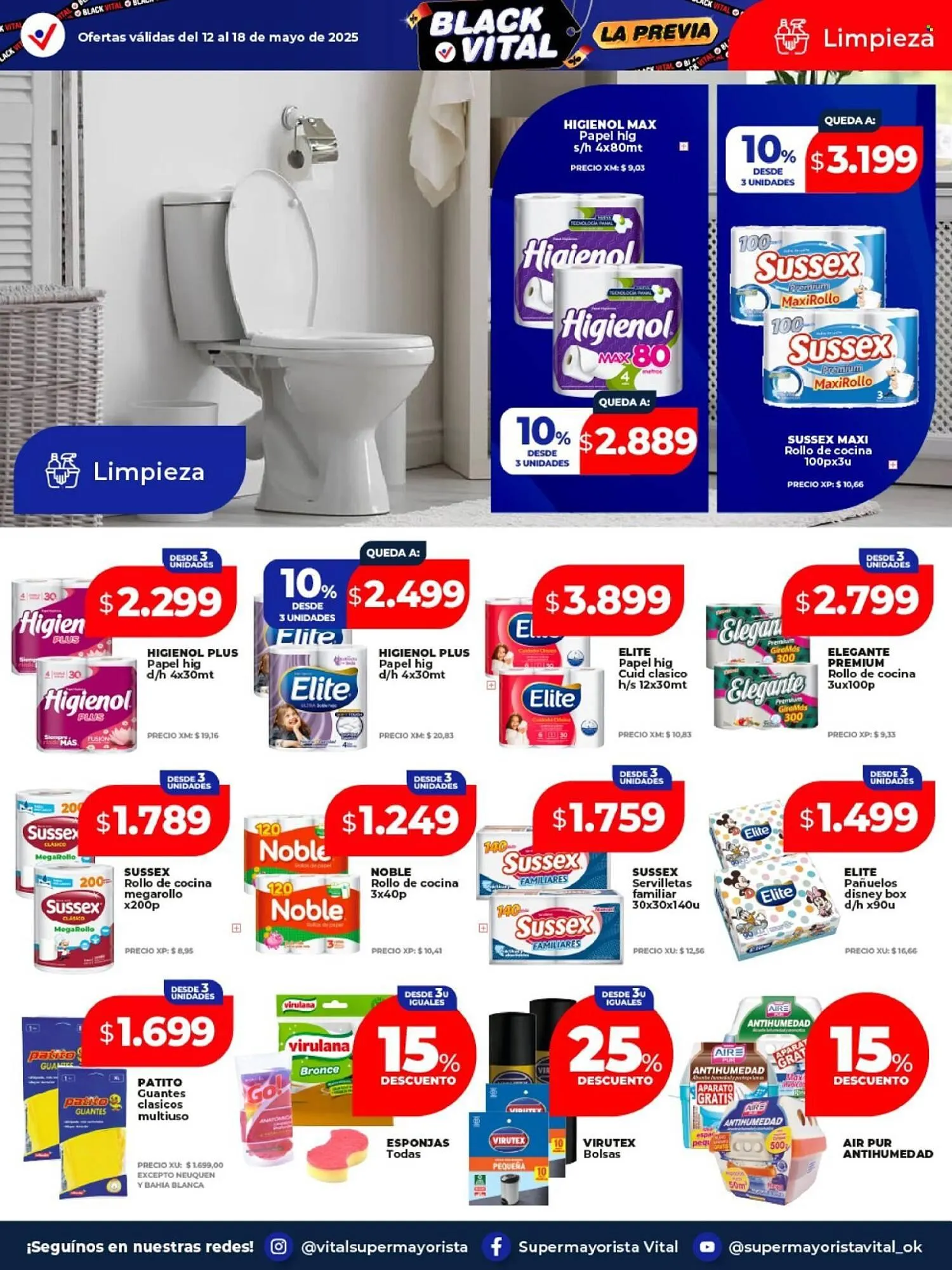 Ofertas de Catálogo Supermayorista Vital 12 de mayo al 18 de mayo 2025 - Página 13 del catálogo