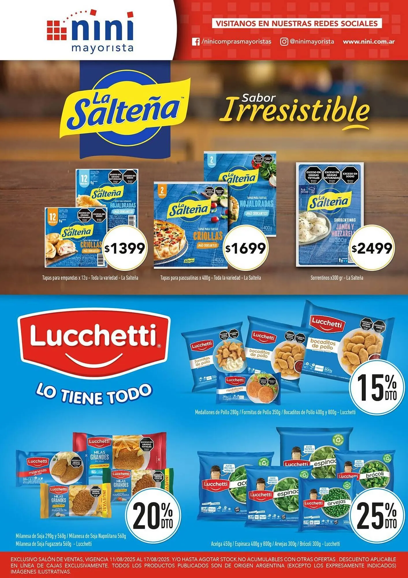 Ofertas de Catálogo Nini Mayorista 11 de agosto al 17 de agosto 2025 - Página 33 del catálogo