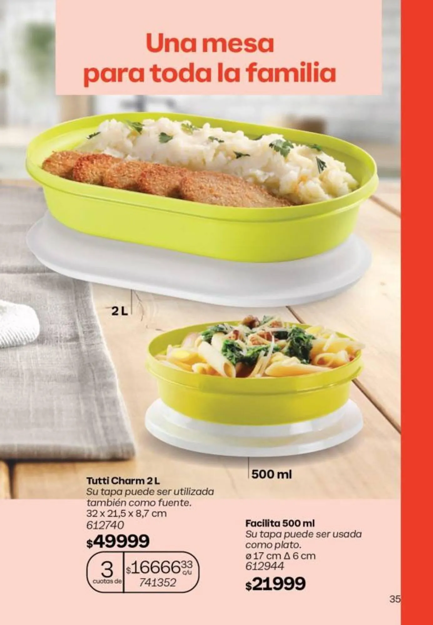 Ofertas de Catálogo Tupperware 15 de abril al 30 de abril 2025 - Página 36 del catálogo