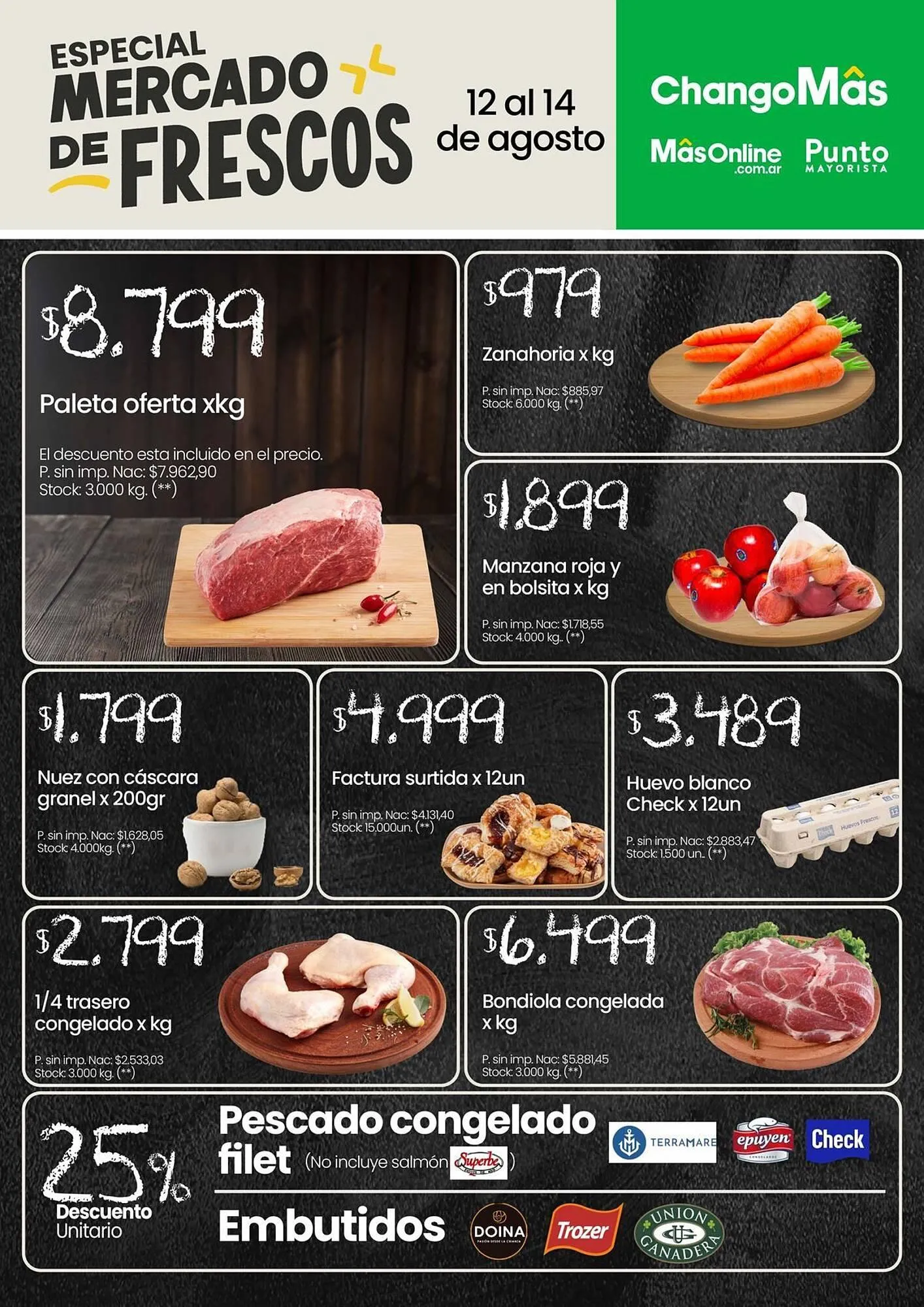 Ofertas de Catálogo Changomas 12 de agosto al 14 de agosto 2025 - Página 1 del catálogo