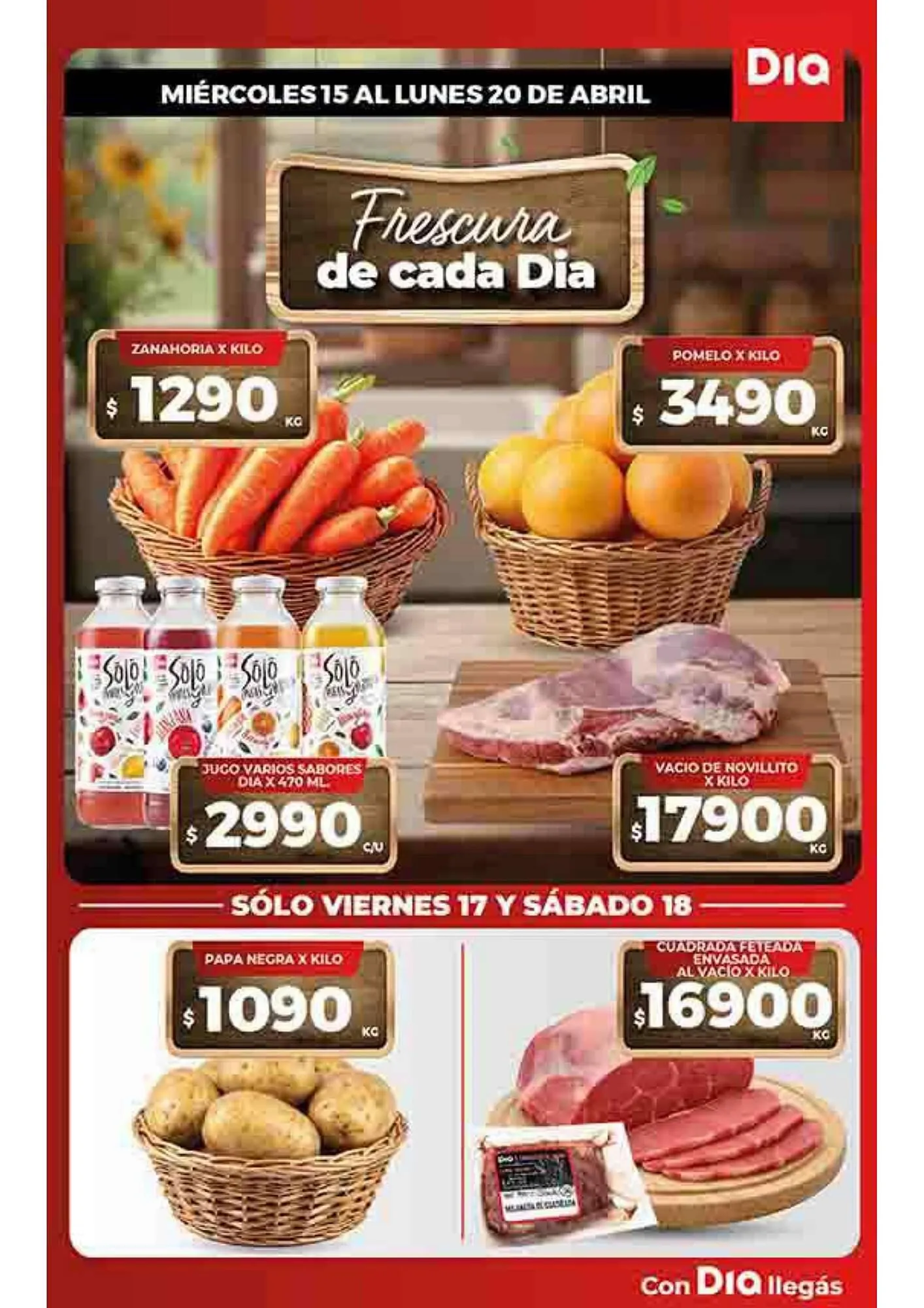 Ofertas de Folleto Supermercados DIA 14 de abril al 20 de abril 2026 - Página 1 del catálogo
