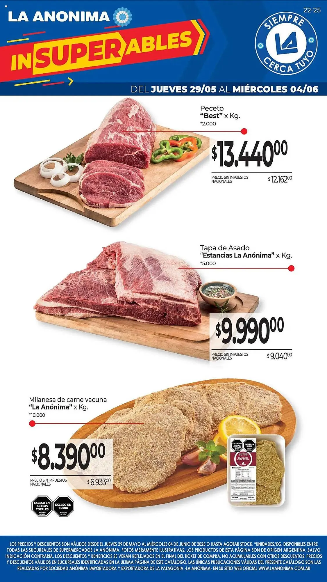 Ofertas de Catálogo La Anonima 29 de mayo al 5 de junio 2025 - Página 1 del catálogo