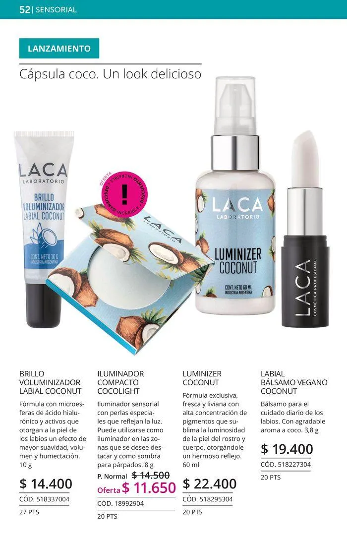 Ofertas de Catálogo de Laboratorio Laca 23 de septiembre al 31 de octubre 2024 - Página 52 del catálogo