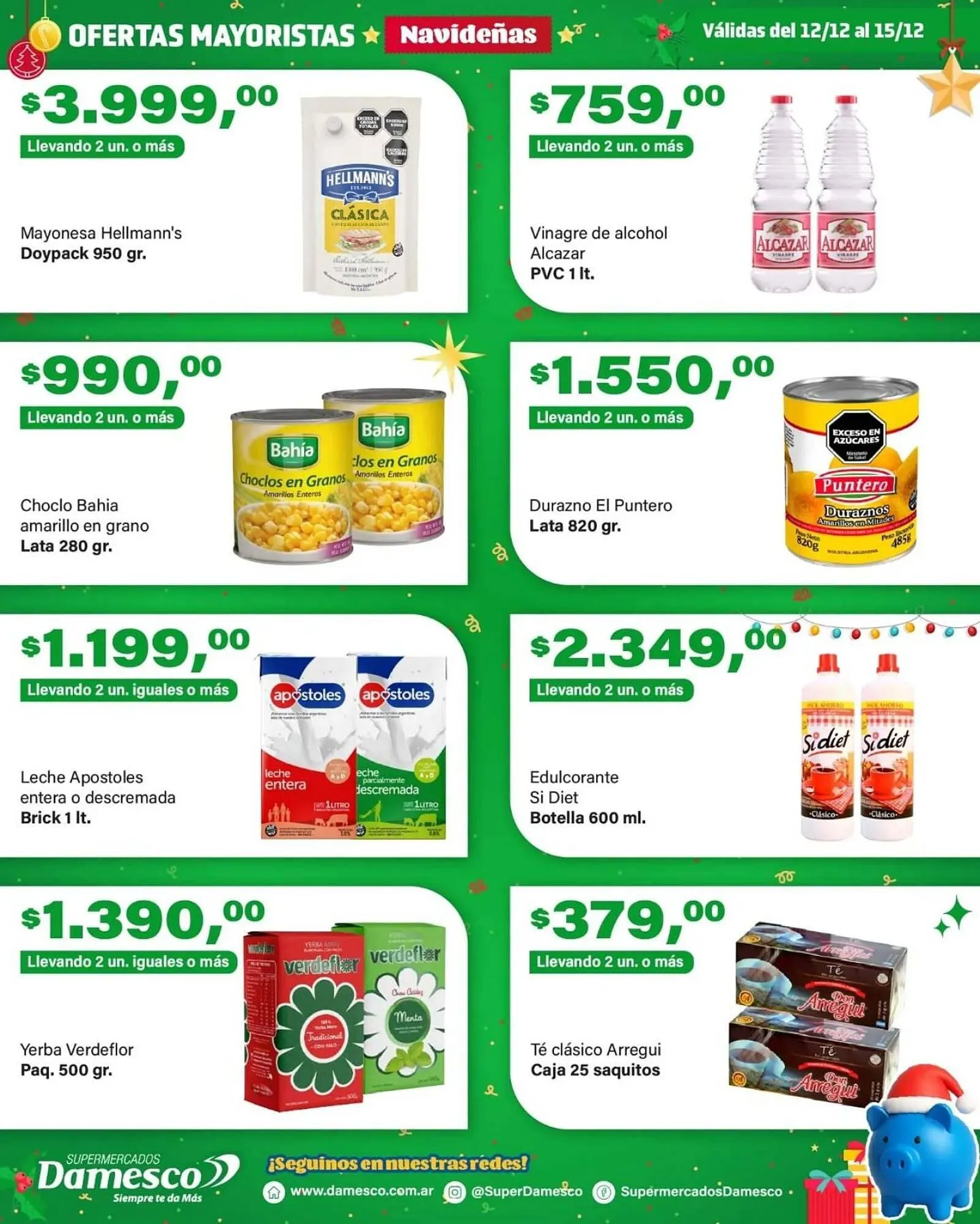 Ofertas de Catálogo Supermercados Damesco 12 de diciembre al 15 de diciembre 2025 - Página 4 del catálogo