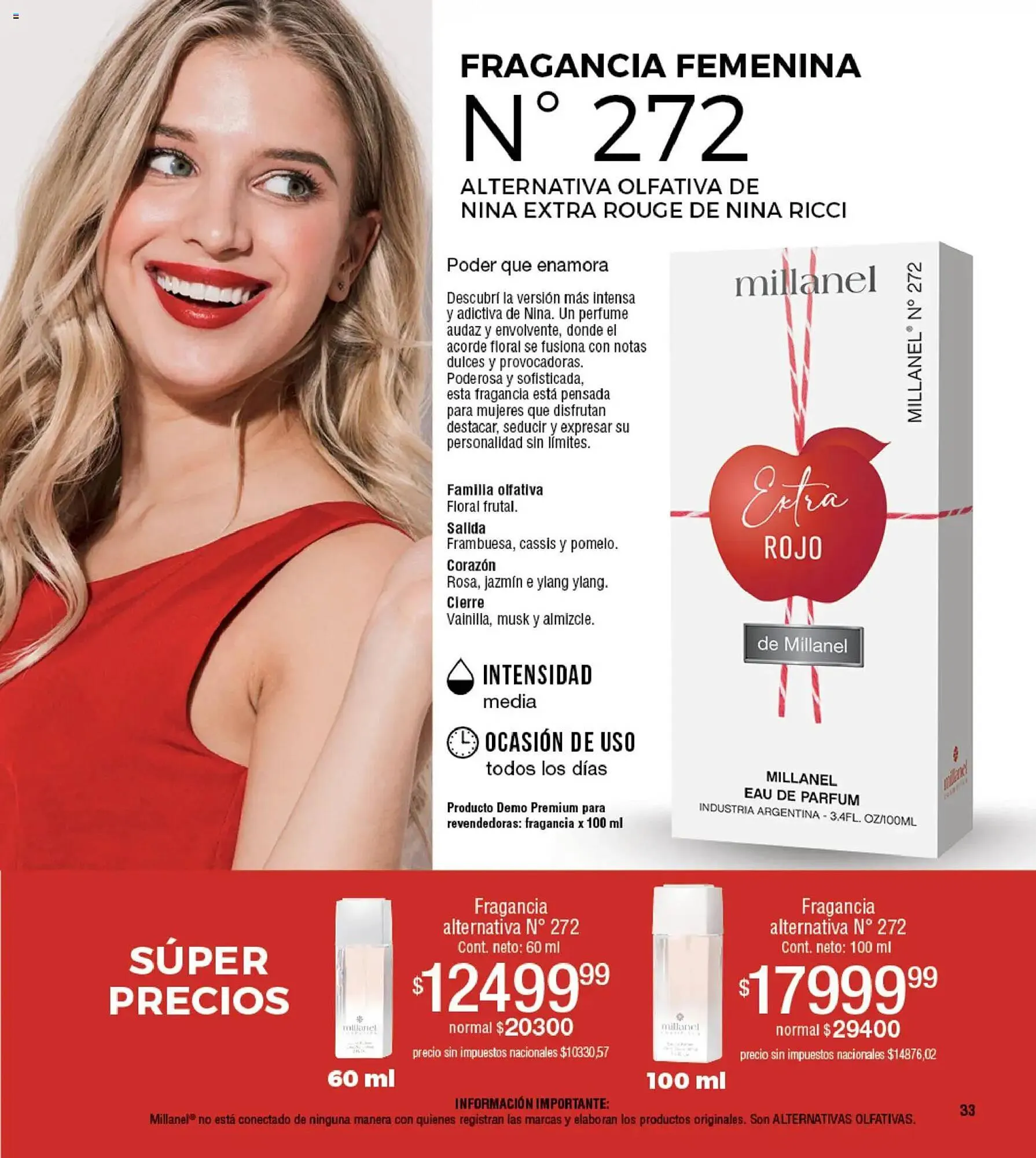Ofertas de Catálogo Millanel Cosmética 27 de abril al 25 de mayo 2026 - Página 33 del catálogo