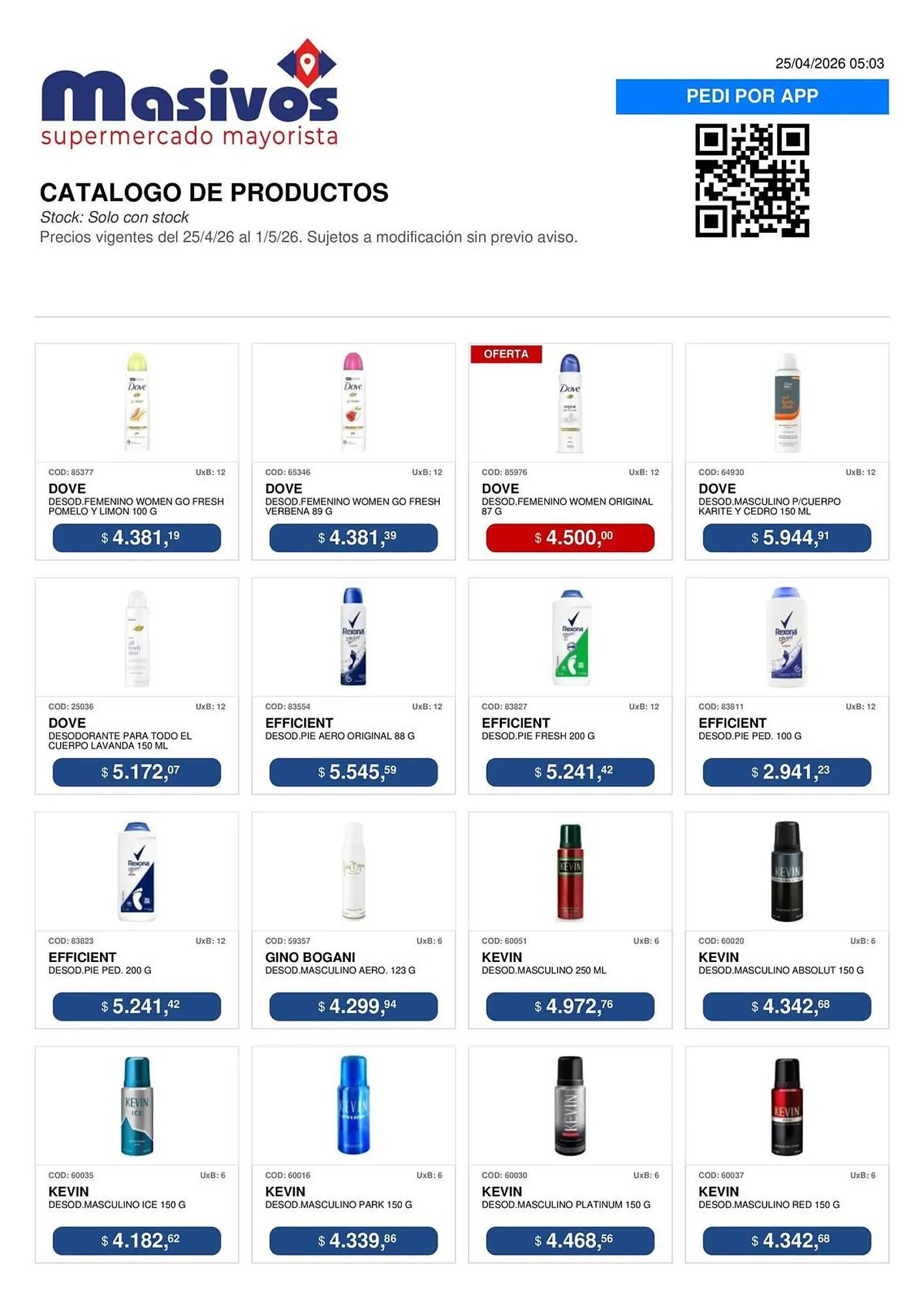 Ofertas de Catálogo Masivos 25 de abril al 1 de mayo 2026 - Página 107 del catálogo