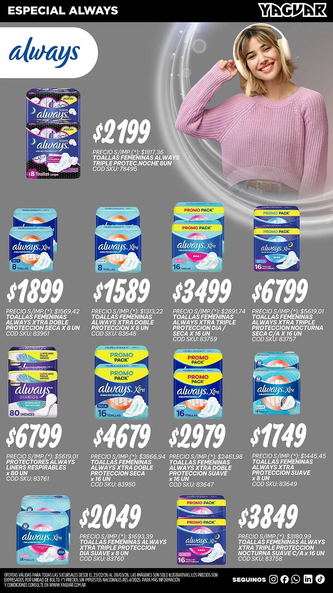 Ofertas de Catálogo Supermercados Yaguar 23 de febrero al 8 de marzo 2026 - Página 3 del catálogo